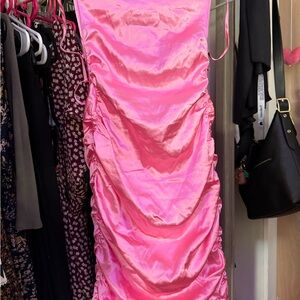 Fashion Nova Strapless Pink Dress